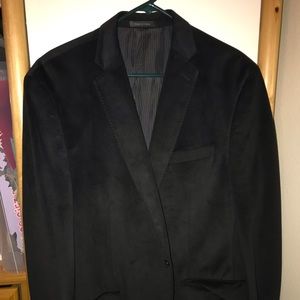 Calvin Kline black velour blazer. 44l